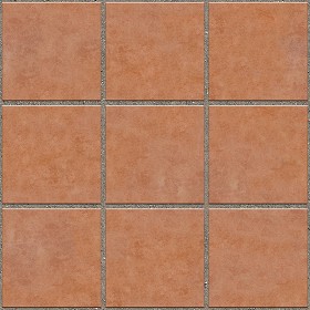 Textures   -   ARCHITECTURE   -   PAVING OUTDOOR   -   Terracotta   -  Blocks regular - Cotto paving outdoor regular blocks texture seamless 06698