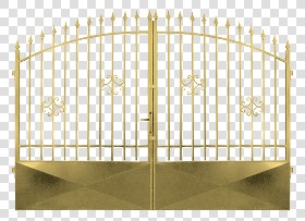 Textures   -   ARCHITECTURE   -   BUILDINGS   -  Gates - Cut out gold entrance gate texture 18626