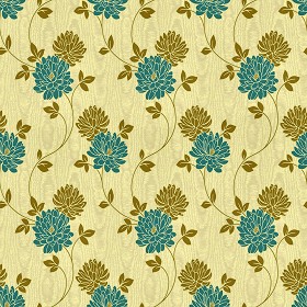 Textures   -   MATERIALS   -   WALLPAPER   -  Floral - Floral wallpaper texture seamless 11041
