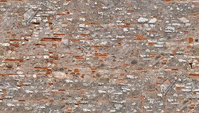 Textures   -   ARCHITECTURE   -   STONES WALLS   -  Damaged walls - Old damaged wall stone texture seamless 17357