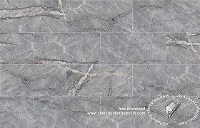 Textures   -   ARCHITECTURE   -   TILES INTERIOR   -   Marble tiles   -   Grey  - Peach blossom carnian gray marble floor texture seamless 19123 (seamless)