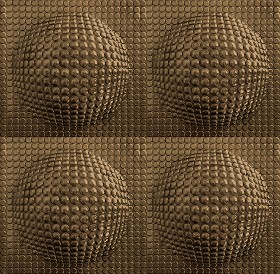 Textures   -   MATERIALS   -   METALS   -   Panels  - Bronze metal panel texture seamless 10452 (seamless)