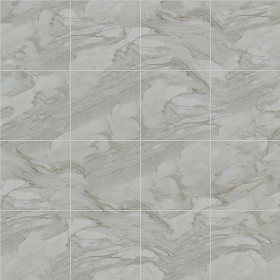 Textures   -   ARCHITECTURE   -   TILES INTERIOR   -   Marble tiles   -  White - Calacatta white marble floor tile texture seamless 14863
