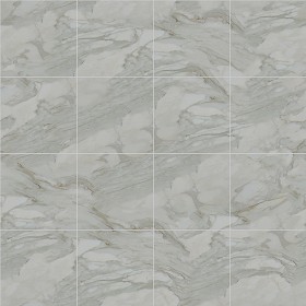 Textures   -   ARCHITECTURE   -   TILES INTERIOR   -   Marble tiles   -   White  - Calacatta white marble floor tile texture seamless 14863 (seamless)