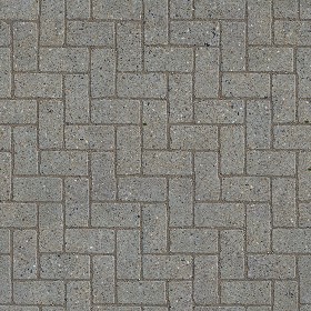 Textures   -   ARCHITECTURE   -   PAVING OUTDOOR   -   Concrete   -   Herringbone  - Concrete paving herringbone outdoor texture seamless 05851 (seamless)