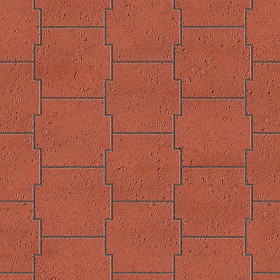 Textures   -   ARCHITECTURE   -   PAVING OUTDOOR   -   Terracotta   -  Blocks mixed - Paving cotto mixed size texture seamless 06628