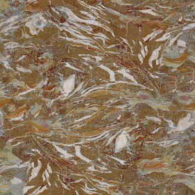 Textures   -   ARCHITECTURE   -   MARBLE SLABS   -  Yellow - Slab marble Lumachella ancient rome texture seamless 02712