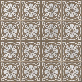 Textures   -   ARCHITECTURE   -   TILES INTERIOR   -   Cement - Encaustic   -   Victorian  - Victorian cement floor tile texture seamless 13715 (seamless)