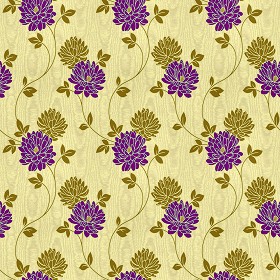 Textures   -   MATERIALS   -   WALLPAPER   -   Floral  - Floral wallpaper texture seamless 11043 (seamless)