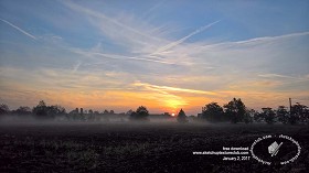 Textures   -   BACKGROUNDS &amp; LANDSCAPES   -   SUNRISES &amp; SUNSETS  - Foggy morning in the winter with countryside landscape 20114