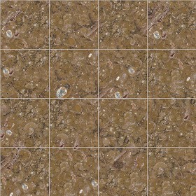 Textures   -   ARCHITECTURE   -   TILES INTERIOR   -   Marble tiles   -  Brown - Fossil brown marble tile texture seamless 14241