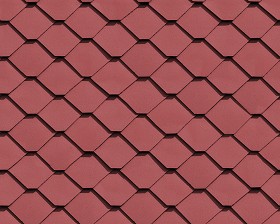 Textures   -   ARCHITECTURE   -   ROOFINGS   -  Slate roofs - Red slate roofing texture seamless 03957