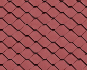 Textures   -   ARCHITECTURE   -   ROOFINGS   -   Slate roofs  - Red slate roofing texture seamless 03957 (seamless)