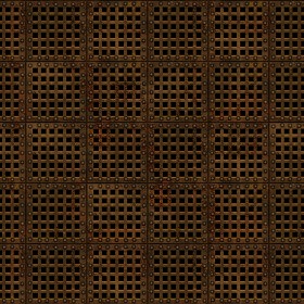 Textures   -   MATERIALS   -   METALS   -  Perforated - Rusty iron industrial perforate metal texture seamless 10534