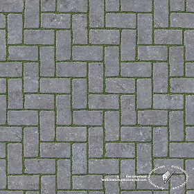 Textures   -   ARCHITECTURE   -   PAVING OUTDOOR   -   Parks Paving  - Stone park paving texture seamless 18817 (seamless)