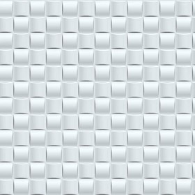 Textures   -   ARCHITECTURE   -   DECORATIVE PANELS   -   3D Wall panels   -   White panels  - White interior 3D wall panel texture seamless 02987 (seamless)