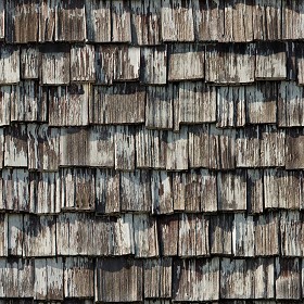 Textures   -   ARCHITECTURE   -   ROOFINGS   -  Shingles wood - Wood shingle roof texture seamless 03840