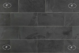 Textures   -   ARCHITECTURE   -   TILES INTERIOR   -   Stone tiles  - Black slate tile texture seamless 20896 (seamless)