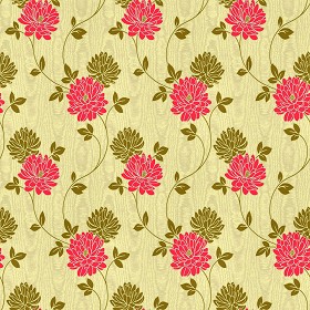 Textures   -   MATERIALS   -   WALLPAPER   -   Floral  - Floral wallpaper texture seamless 11044 (seamless)