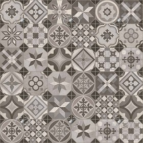 Textures   -   ARCHITECTURE   -   TILES INTERIOR   -   Ornate tiles   -  Patchwork - Ceramic patchwork tile texture seamless 21255