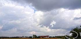 Textures   -   BACKGROUNDS &amp; LANDSCAPES   -  SKY &amp; CLOUDS - Cloudy sky whit rural background 18382
