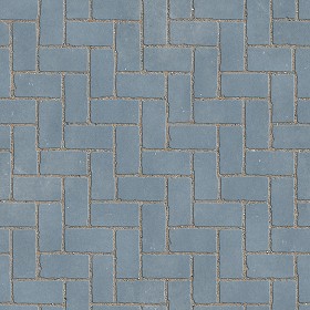 Textures   -   ARCHITECTURE   -   PAVING OUTDOOR   -   Concrete   -   Herringbone  - Concrete paving herringbone outdoor texture seamless 05854 (seamless)