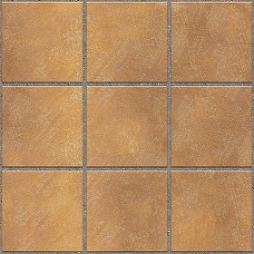 Textures   -   ARCHITECTURE   -   PAVING OUTDOOR   -   Terracotta   -  Blocks regular - Cotto paving outdoor regular blocks texture seamless 06702