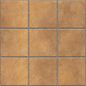 Textures   -   ARCHITECTURE   -   PAVING OUTDOOR   -   Terracotta   -   Blocks regular  - Cotto paving outdoor regular blocks texture seamless 06702 (seamless)