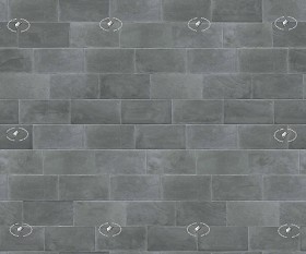 Textures   -   ARCHITECTURE   -   TILES INTERIOR   -  Stone tiles - Gray slate texture seamless 21165