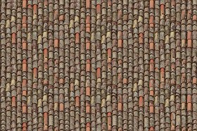 Textures   -   ARCHITECTURE   -   ROOFINGS   -  Clay roofs - Old clay roofing texture seamless 03404