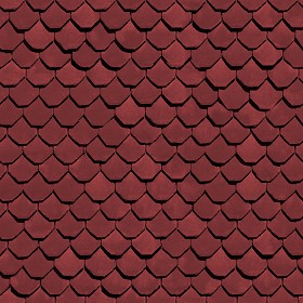 Textures   -   ARCHITECTURE   -   ROOFINGS   -  Slate roofs - Red slate roofing texture seamless 03959