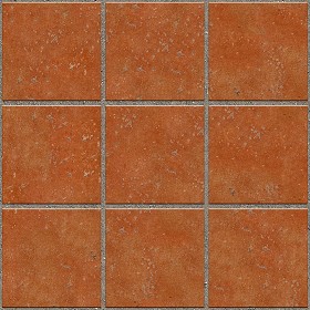 Textures   -   ARCHITECTURE   -   PAVING OUTDOOR   -   Terracotta   -   Blocks regular  - Cotto paving outdoor regular blocks texture seamless 06703 (seamless)