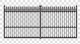 Textures   -   ARCHITECTURE   -   BUILDINGS   -   Gates  - Cut out metal black entrance gate texture 18631