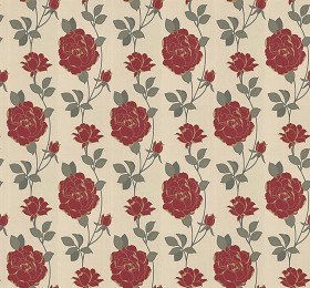 Textures   -   MATERIALS   -   WALLPAPER   -   Floral  - Floral wallpaper texture seamless 11046 (seamless)