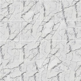 Textures   -   ARCHITECTURE   -   TILES INTERIOR   -   Marble tiles   -  White - Gioia white marble floor tile texture seamless 14867
