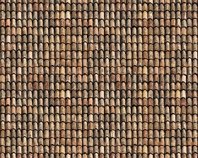 Textures   -   ARCHITECTURE   -   ROOFINGS   -  Clay roofs - Old clay roofing texture seamless 03405