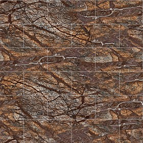 Textures   -   ARCHITECTURE   -   TILES INTERIOR   -   Marble tiles   -   Brown  - Picasso brown marble tile texture seamless 14244 (seamless)