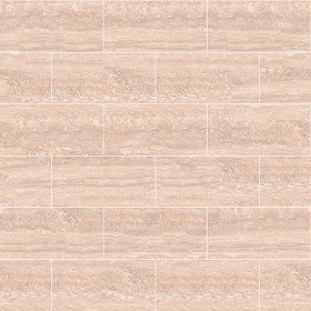 Textures   -   ARCHITECTURE   -   TILES INTERIOR   -   Marble tiles   -   Travertine  - Roman travertine floor tile texture seamless 14725 (seamless)