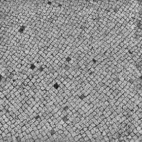 Textures   -   ARCHITECTURE   -   ROADS   -   Paving streets   -   Cobblestone  - Street paving cobblestone texture seamless 07398 - Bump