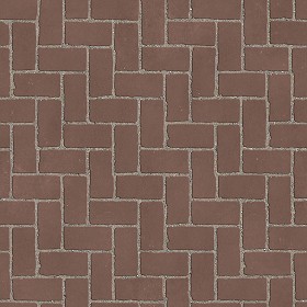 Textures   -   ARCHITECTURE   -   PAVING OUTDOOR   -   Concrete   -   Herringbone  - Concrete paving herringbone outdoor texture seamless 05856 (seamless)