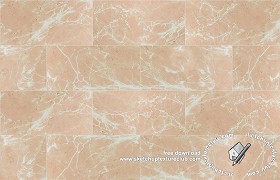 Textures   -   ARCHITECTURE   -   TILES INTERIOR   -   Marble tiles   -   Pink  - Coral pink floor marble texture seamless 19131 (seamless)