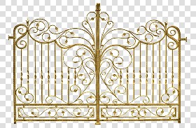 Textures   -   ARCHITECTURE   -   BUILDINGS   -   Gates  - Cut out gold entrance gate texture 18632