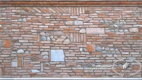 Textures   -   ARCHITECTURE   -   BRICKS   -   Special Bricks  - Italy brick wall and stones texture seamless 18797 (seamless)