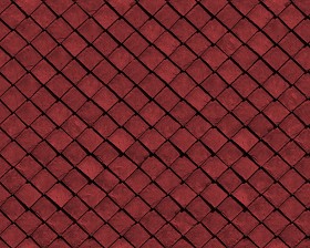 Textures   -   ARCHITECTURE   -   ROOFINGS   -   Slate roofs  - Red slate roofing texture seamless 03961 (seamless)