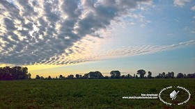 Textures   -   BACKGROUNDS &amp; LANDSCAPES   -  SUNRISES &amp; SUNSETS - Summer sunset with rural background 20952