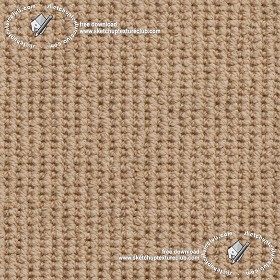 Textures   -   MATERIALS   -   CARPETING   -   Brown tones  - Wool light brown carpeting texture seamless 19490 (seamless)