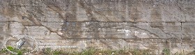 Textures   -   ARCHITECTURE   -   CONCRETE   -   Bare   -  Damaged walls - Concrete damaged plates wall texture horizontal seamless 17926