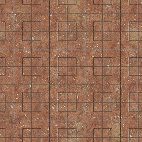 Textures   -   ARCHITECTURE   -   PAVING OUTDOOR   -   Terracotta   -  Blocks regular - Cotto paving outdoor regular blocks texture seamless 06705
