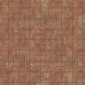 Textures   -   ARCHITECTURE   -   PAVING OUTDOOR   -   Terracotta   -   Blocks regular  - Cotto paving outdoor regular blocks texture seamless 06705 (seamless)