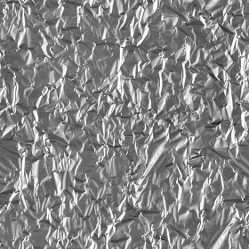 Textures   -   MATERIALS   -  PAPER - Crumpled aluminium foil paper texture seamless 10889